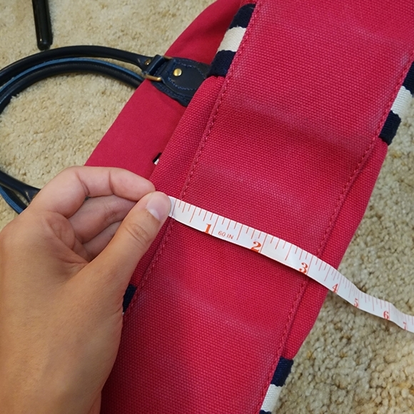 Tommy Hilfiger Hot Pink Tote Bag, Gym Bag , shoulder purse with zipper, vintage - Picture 15 of 15